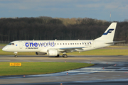 Finnair Embraer ERJ-190LR (ERJ-190-100LR) (OH-LKN) at  Dusseldorf - International, Germany