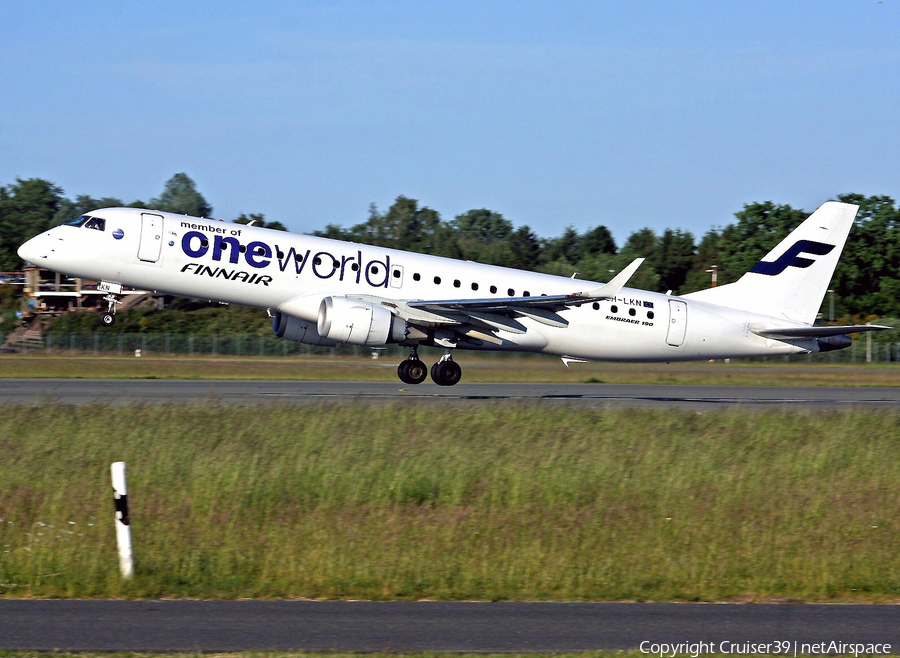 Finnair Embraer ERJ-190LR (ERJ-190-100LR) (OH-LKN) | Photo 118676