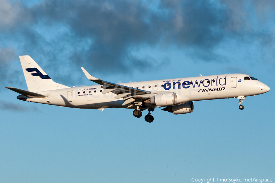 Finnair Embraer ERJ-190LR (ERJ-190-100LR) (OH-LKN) | Photo 126698