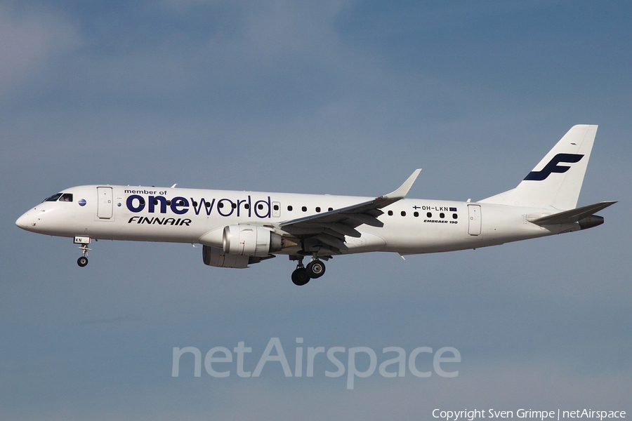 Finnair Embraer ERJ-190LR (ERJ-190-100LR) (OH-LKN) | Photo 170134