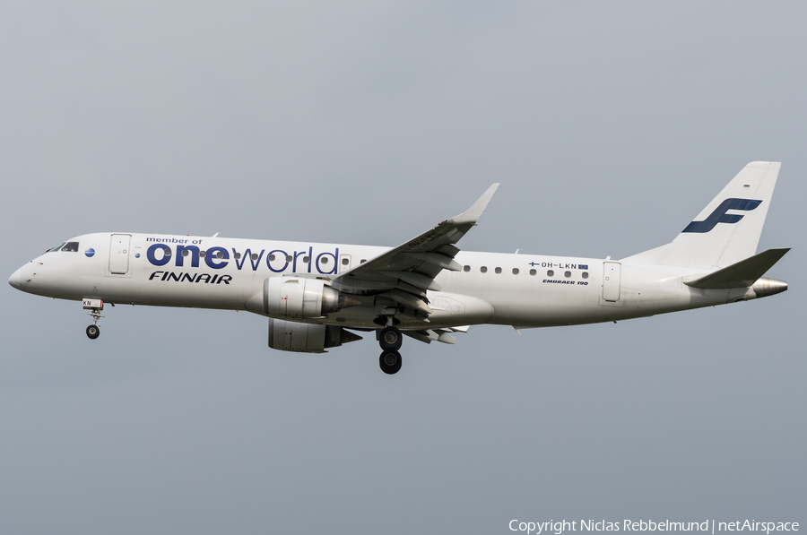 Finnair Embraer ERJ-190LR (ERJ-190-100LR) (OH-LKN) | Photo 261028