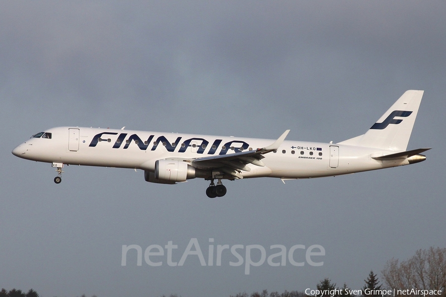 Finnair Embraer ERJ-190LR (ERJ-190-100LR) (OH-LKO) | Photo 17000