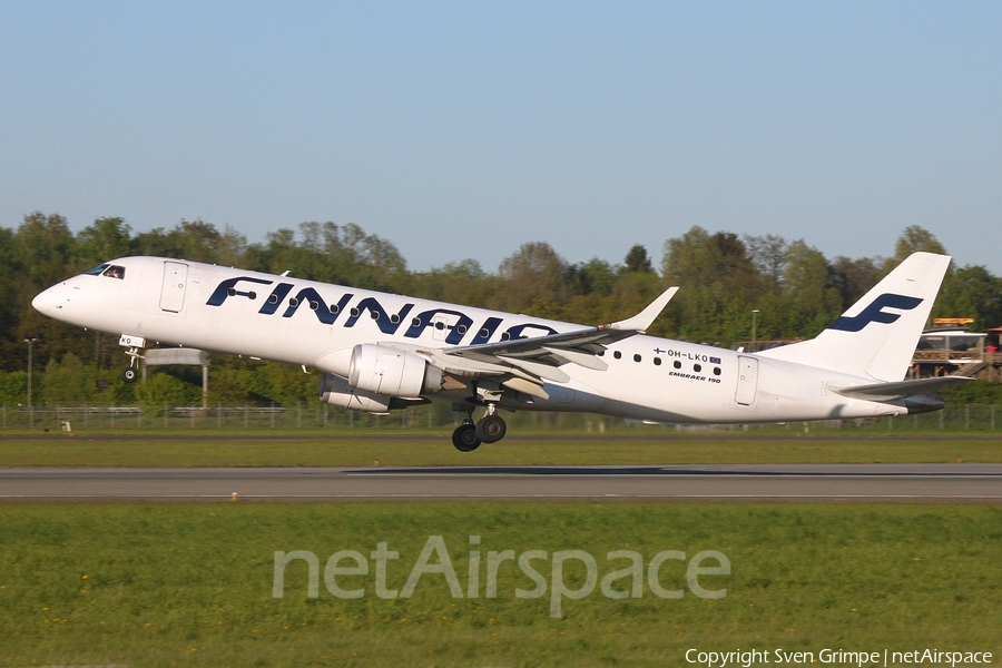 Finnair Embraer ERJ-190LR (ERJ-190-100LR) (OH-LKO) | Photo 247990