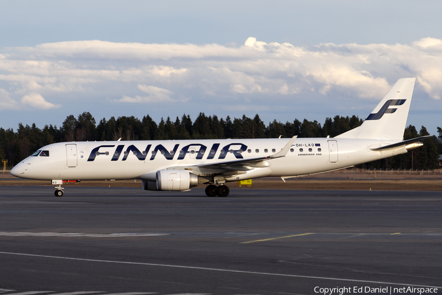 Finnair Embraer ERJ-190LR (ERJ-190-100LR) (OH-LKO) | Photo 46713