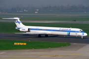 Finnair McDonnell Douglas MD-82 (OH-LMO) at  Dusseldorf - International, Germany