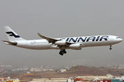 Finnair Airbus A340-313E (OH-LQD) at  Gran Canaria, Spain