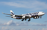 Finnair Airbus A340-313E (OH-LQD) at  Miami - International, United States