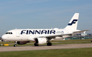 Finnair Airbus A319-112 (OH-LVK) at  Manchester - International (Ringway), United Kingdom