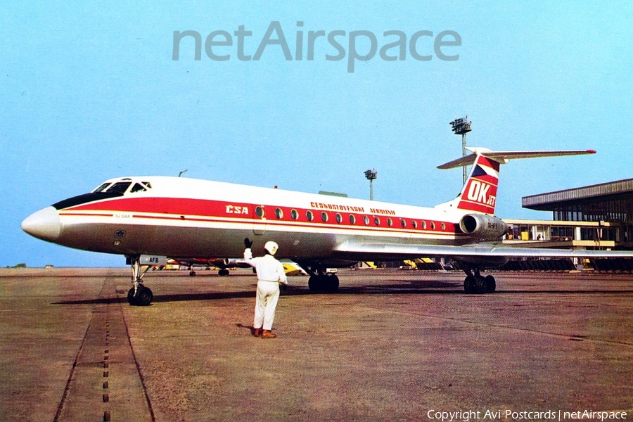 CSA Ceskoslovenske Aerolinie Tupolev Tu-134A (OK-AFB) | Photo 200394