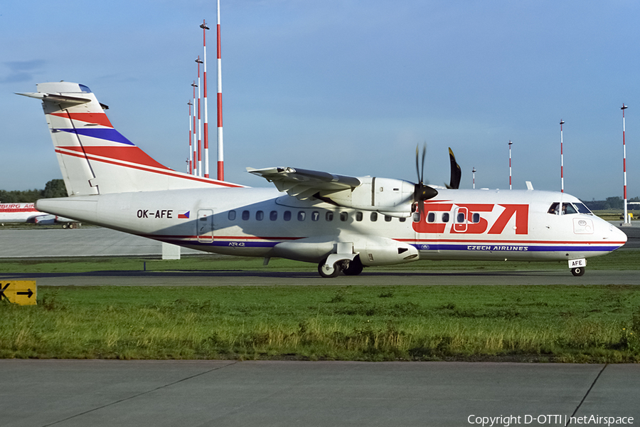 CSA Czech Airlines ATR 42-420 (OK-AFE) | Photo 436324