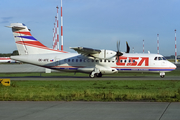 CSA Czech Airlines ATR 42-420 (OK-AFE) at  Hamburg - Fuhlsbuettel (Helmut Schmidt), Germany