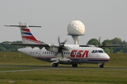 CSA Czech Airlines ATR 42-420MP (OK-AFF) at  Luxembourg - Findel, Luxembourg