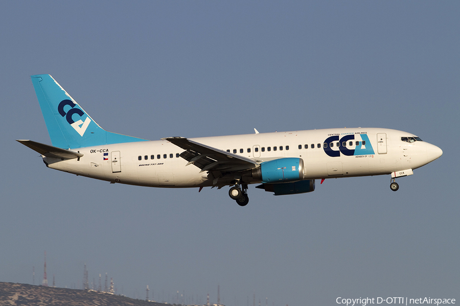 CCA - Central Charter Airlines Boeing 737-31S (OK-CCA) | Photo 315551
