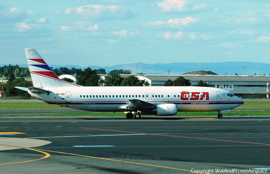 CSA Czech Airlines Boeing 737-49R (OK-CGI) | Photo 442509