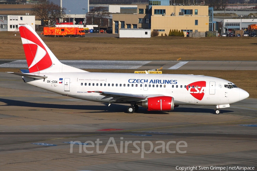 CSA Czech Airlines Boeing 737-55S (OK-CGK) | Photo 136973