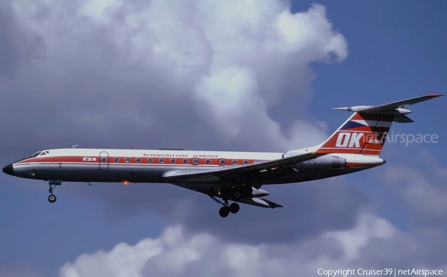 CSA Ceskoslovenske Aerolinie Tupolev Tu-134A (OK-DFI) | Photo 678870