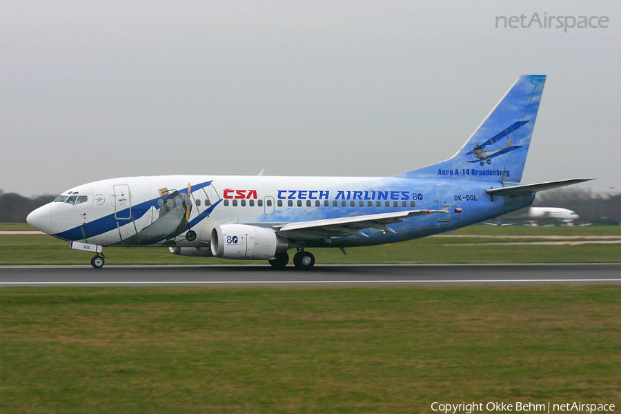 CSA Czech Airlines Boeing 737-55S (OK-DGL) | Photo 40442