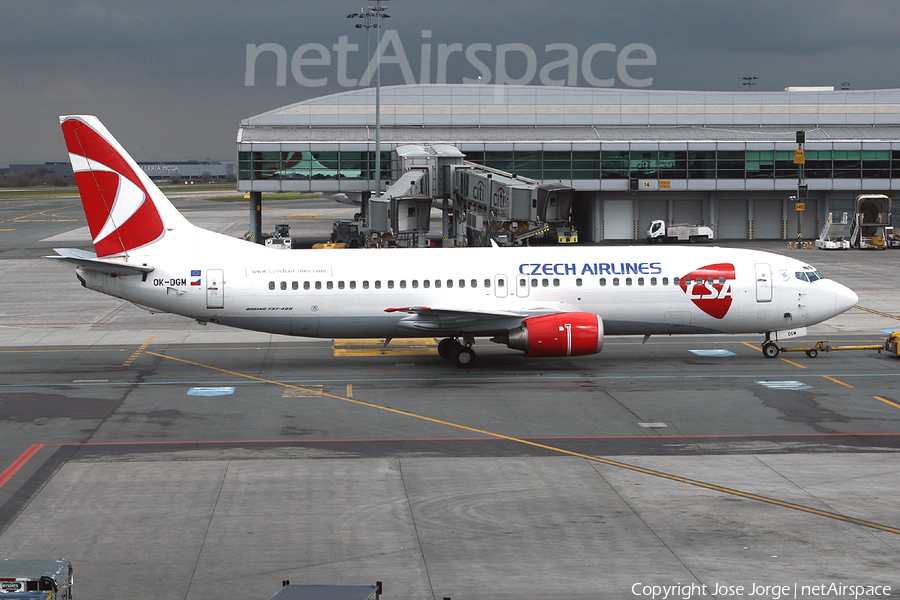 CSA Czech Airlines Boeing 737-45S (OK-DGM) | Photo 439032