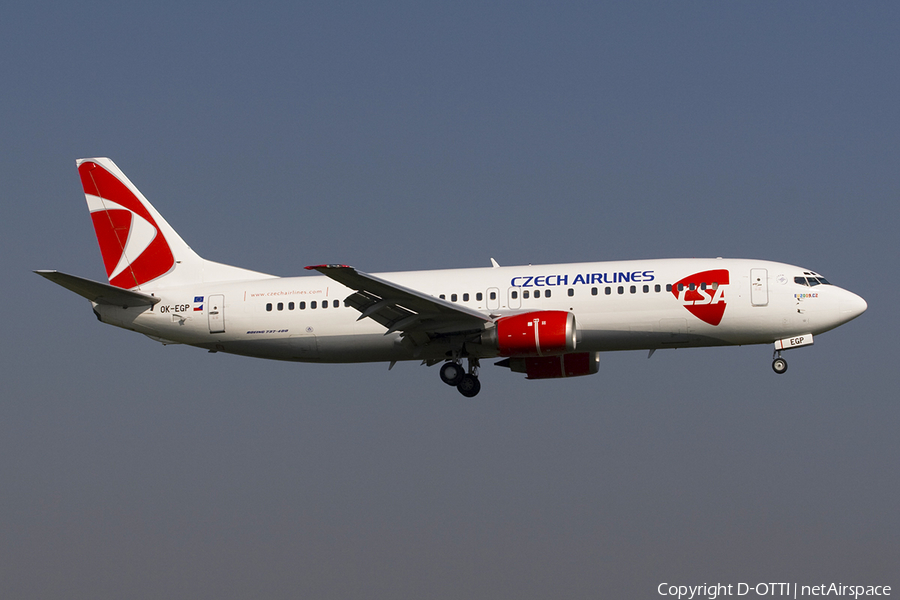 CSA Czech Airlines Boeing 737-45S (OK-EGP) | Photo 273275