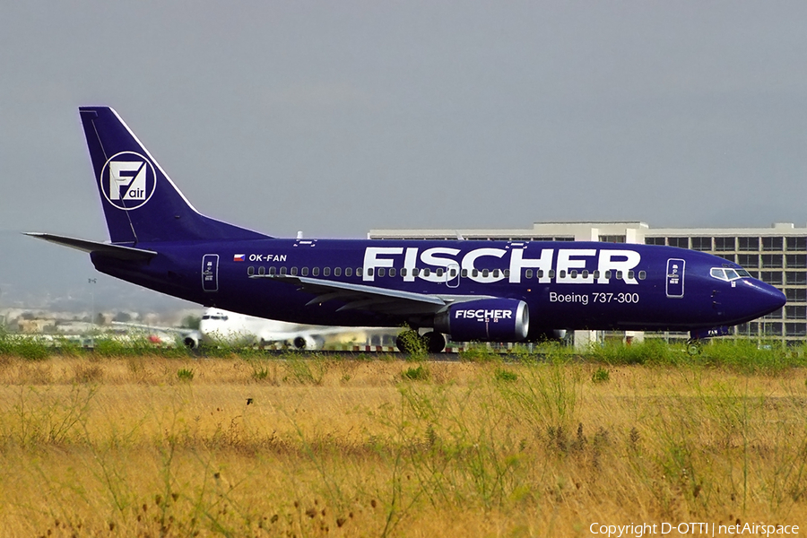 Fischer Air Boeing 737-33A (OK-FAN) | Photo 346870