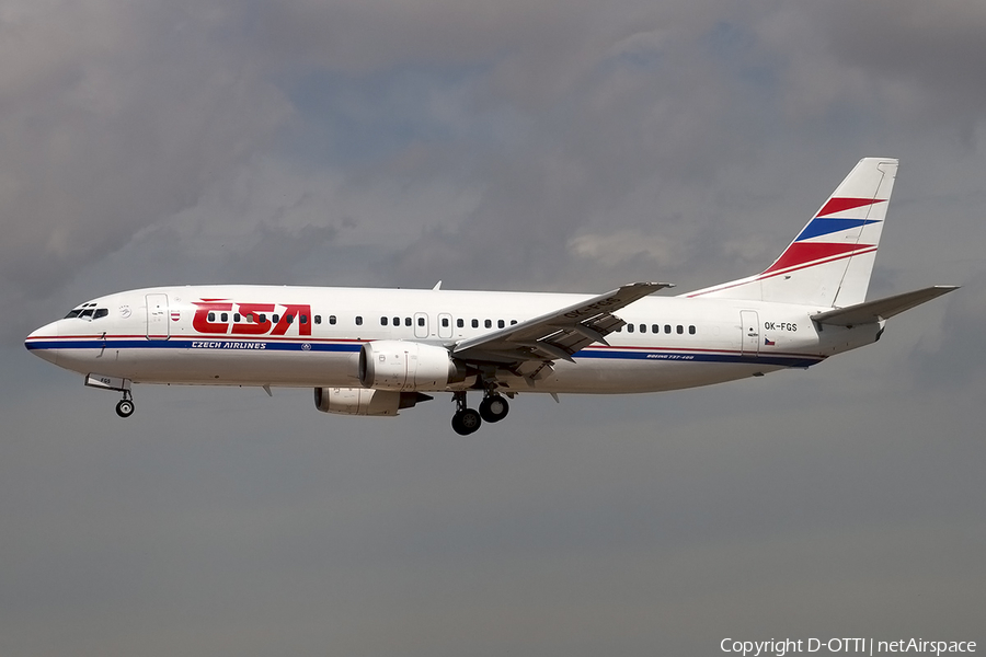 CSA Czech Airlines Boeing 737-4S5 (OK-FGS) | Photo 164467