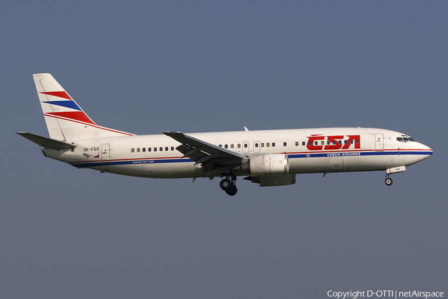 CSA Czech Airlines Boeing 737-4S5 (OK-FGS) | Photo 273391