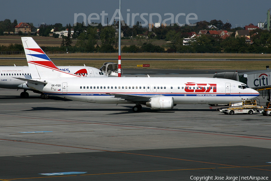 CSA Czech Airlines Boeing 737-4S5 (OK-FGS) | Photo 441159