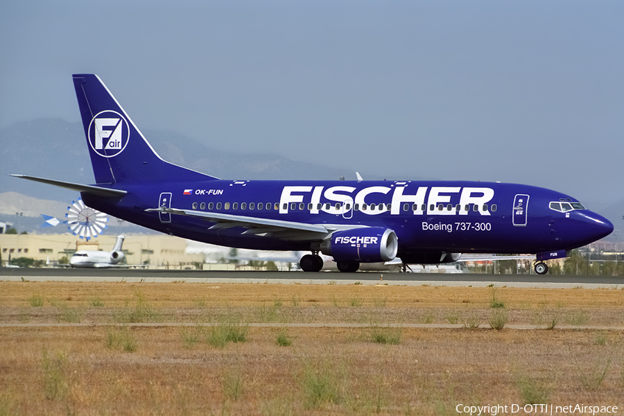 Fischer Air Boeing 737-33A (OK-FUN) | Photo 425134