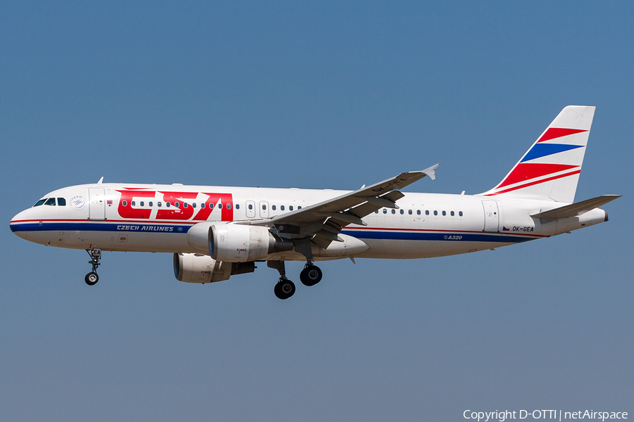 CSA Czech Airlines Airbus A320-214 (OK-GEA) | Photo 203489