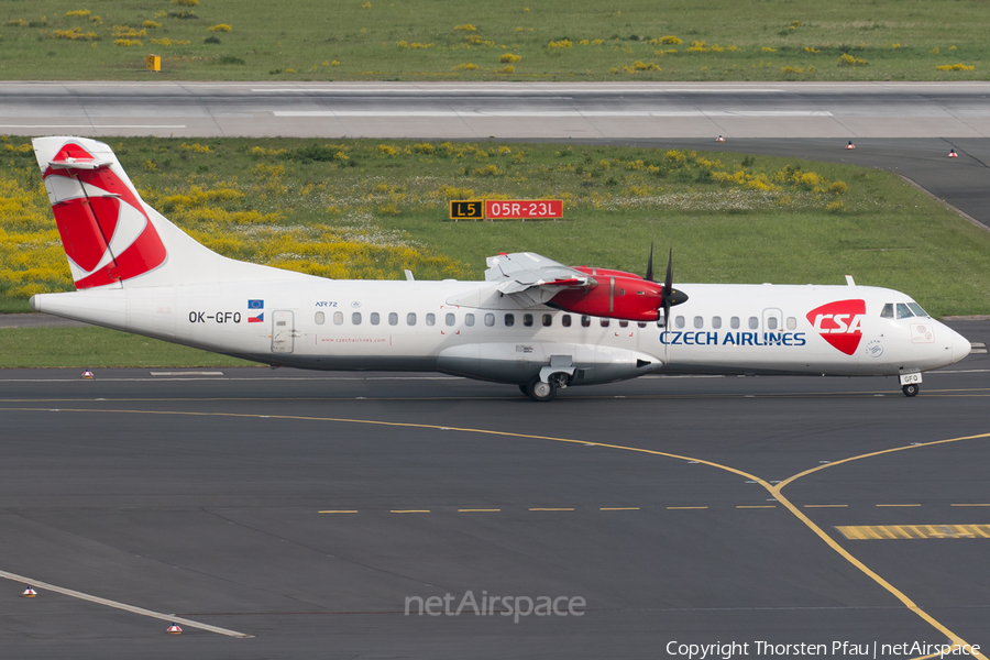 CSA Czech Airlines ATR 72-500 (OK-GFQ) | Photo 76241