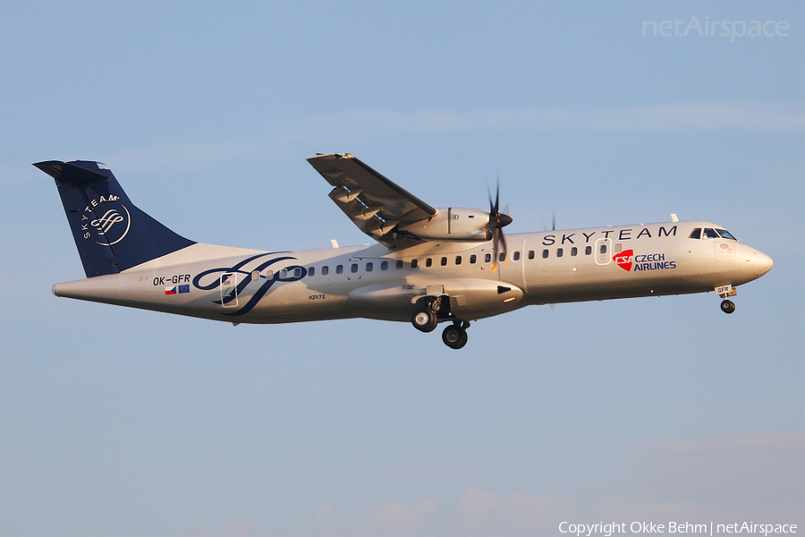 CSA Czech Airlines ATR 72-500 (OK-GFR) | Photo 38696