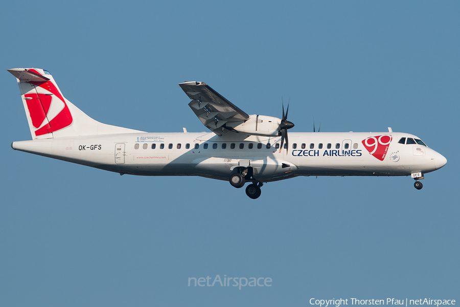 CSA Czech Airlines ATR 72-500 (OK-GFS) | Photo 62139