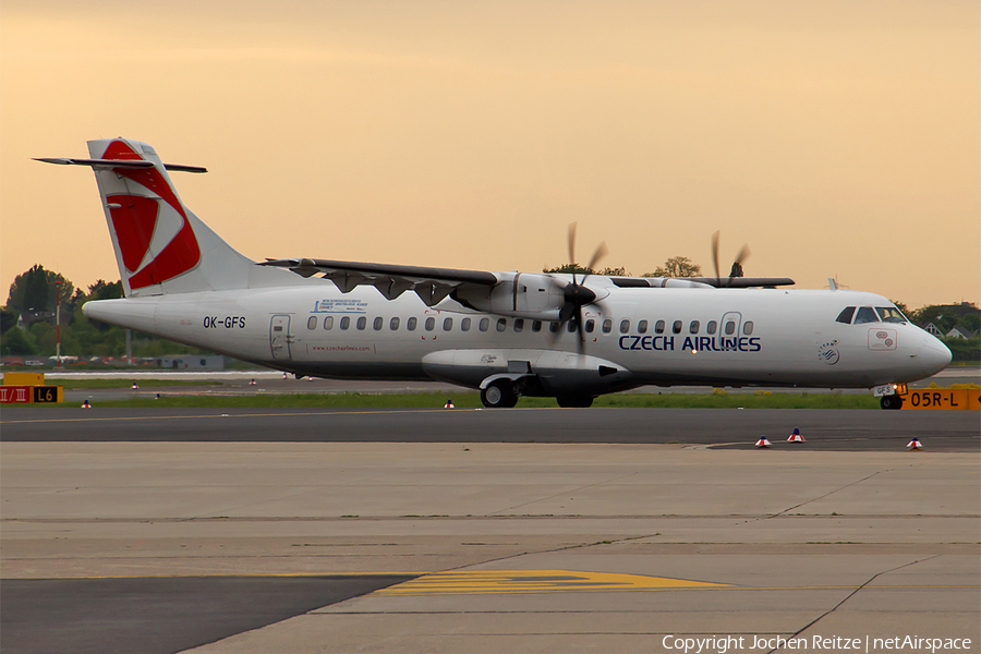 CSA Czech Airlines ATR 72-500 (OK-GFS) | Photo 76008