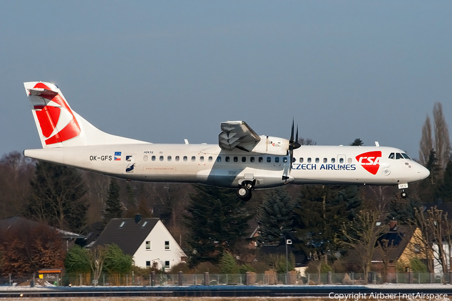 CSA Czech Airlines ATR 72-500 (OK-GFS) | Photo 224083