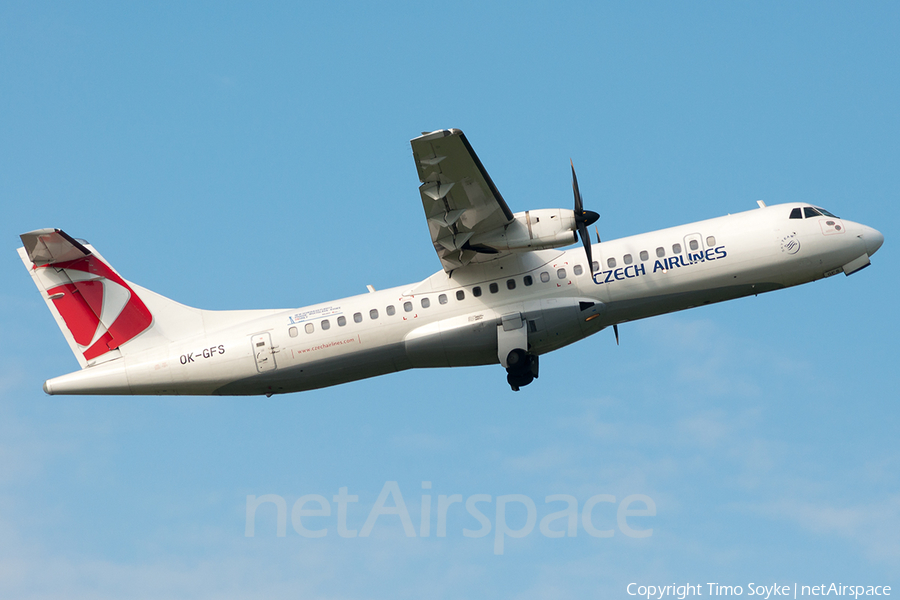 CSA Czech Airlines ATR 72-500 (OK-GFS) | Photo 46445