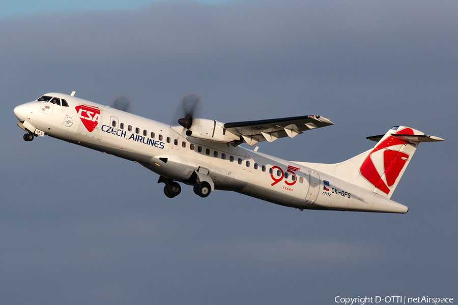 CSA Czech Airlines ATR 72-500 (OK-GFS) | Photo 363808