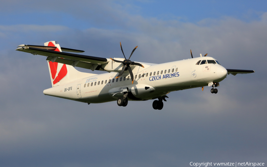 CSA Czech Airlines ATR 72-500 (OK-GFS) | Photo 423285