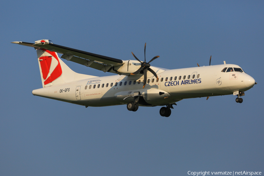 CSA Czech Airlines ATR 72-500 (OK-GFS) | Photo 426021