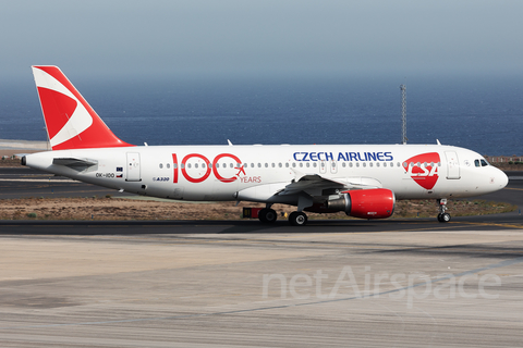 CSA Czech Airlines Airbus A320-214 (OK-IOO) at  Tenerife Sur - Reina Sofia, Spain