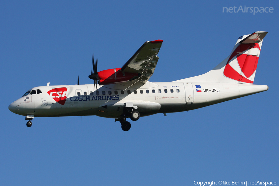 CSA Czech Airlines ATR 42-500 (OK-JFJ) | Photo 38695
