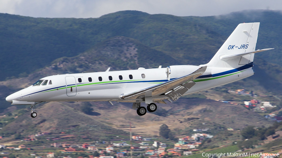 Travel Service Cessna 680 Citation Sovereign+ (OK-JRS) | Photo 335672