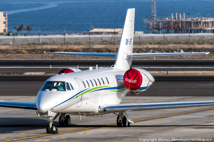 Travel Service Cessna 680 Citation Sovereign+ (OK-JRT) | Photo 156666