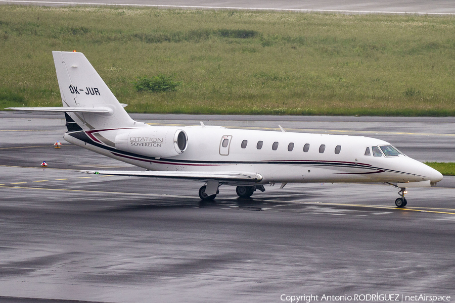 Travel Service Cessna 680 Citation Sovereign (OK-JUR) | Photo 379187