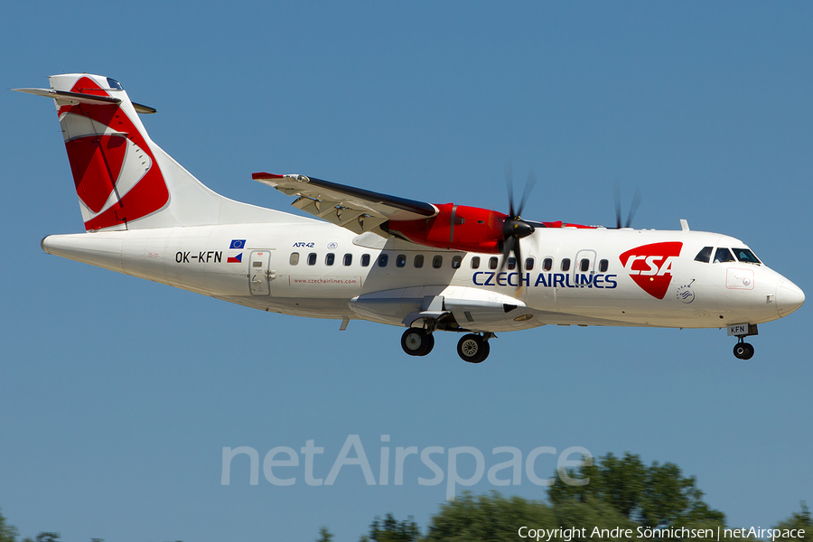CSA Czech Airlines ATR 42-500 (OK-KFN) | Photo 29413