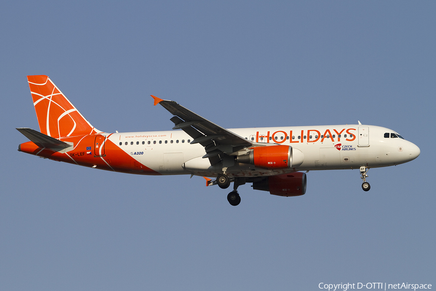 Holidays Czech Airlines Airbus A320-214 (OK-LEF) | Photo 392267