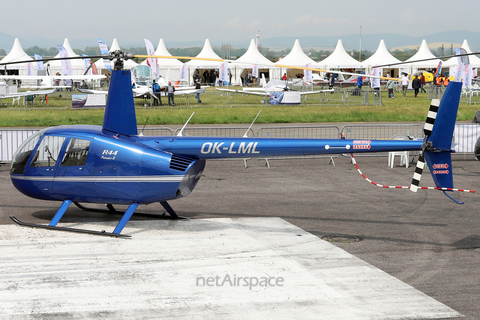 Blue Sky Service Robinson R44 Raven II (OK-LML) at  Piestany, Slovakia