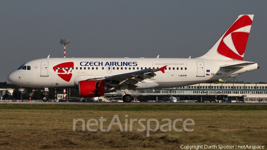 CSA Czech Airlines Airbus A319-112 (OK-MEK) | Photo 219626