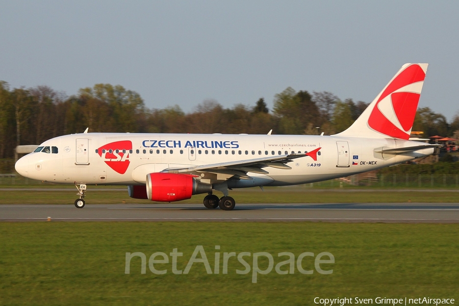 CSA Czech Airlines Airbus A319-112 (OK-MEK) | Photo 106972