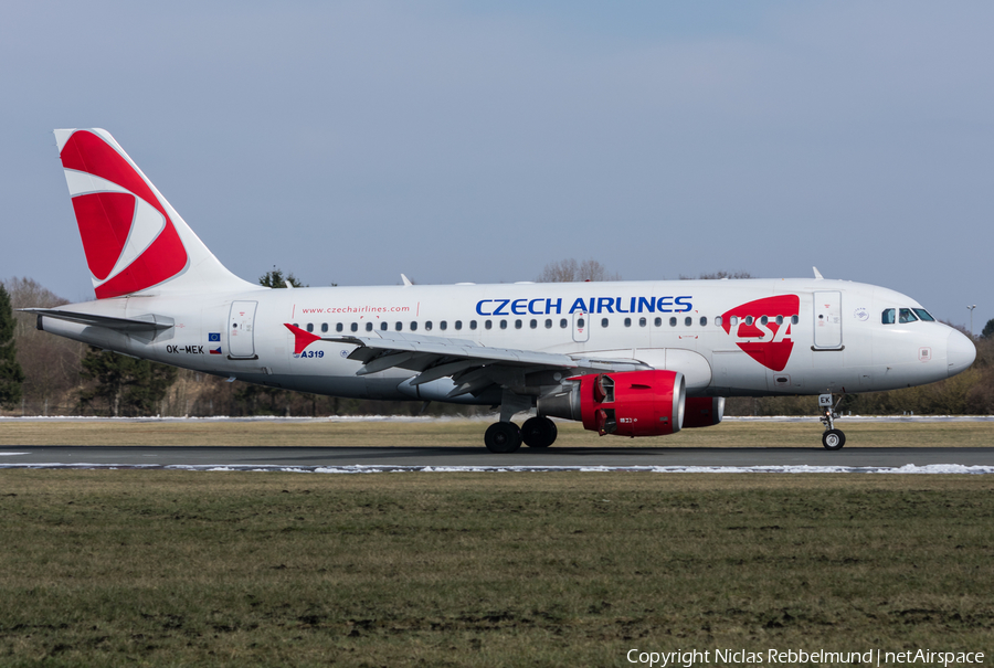 CSA Czech Airlines Airbus A319-112 (OK-MEK) | Photo 232999