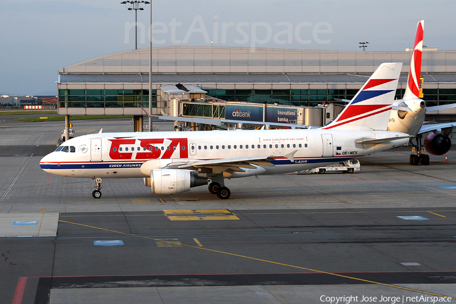CSA Czech Airlines Airbus A319-112 (OK-MEK) | Photo 441889